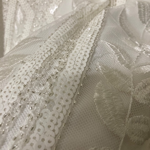 Lulus Spread Your Shine White Sequin Mini Dress - Picture 4 of 4